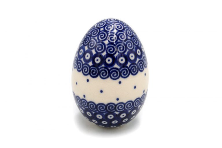 Wielkanoc Jajko srednie Kropeczki Ceramika Boleslawiec