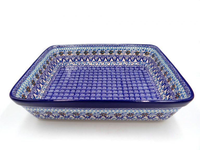 Forma średnia do pieczenia, wzór Marokański, Ceramika Bolesławiec