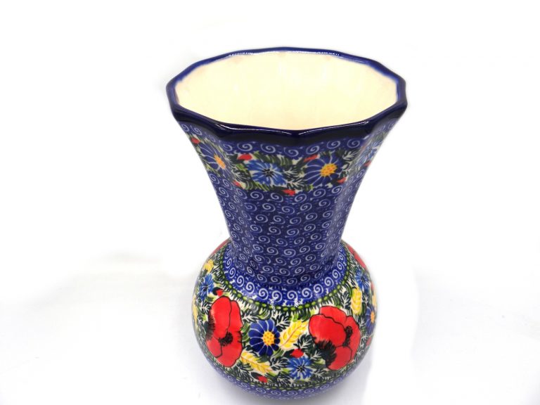 Ceramika Boleslawiec wazon Boleslawiec maki I