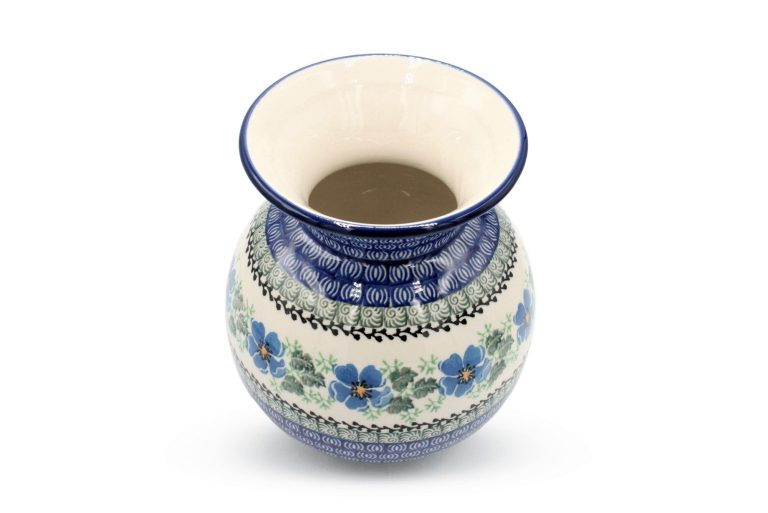 Blue Flowers large vase, Boleslawiec Ceramics