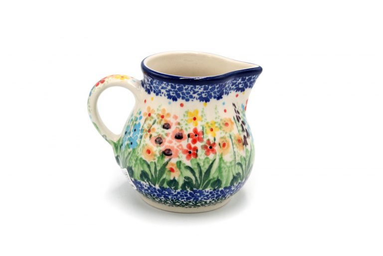 Creamer, Colorful pattern, Boleslawiec Ceramics