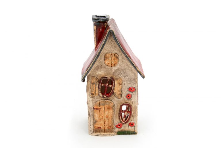 Domek ceramiczny na swieczke – Czerwony dach 2 Arpeggio