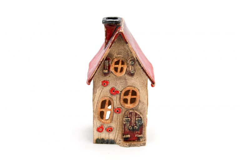 Domek ceramiczny na swieczke – Czerwony dach 5 Arpeggio