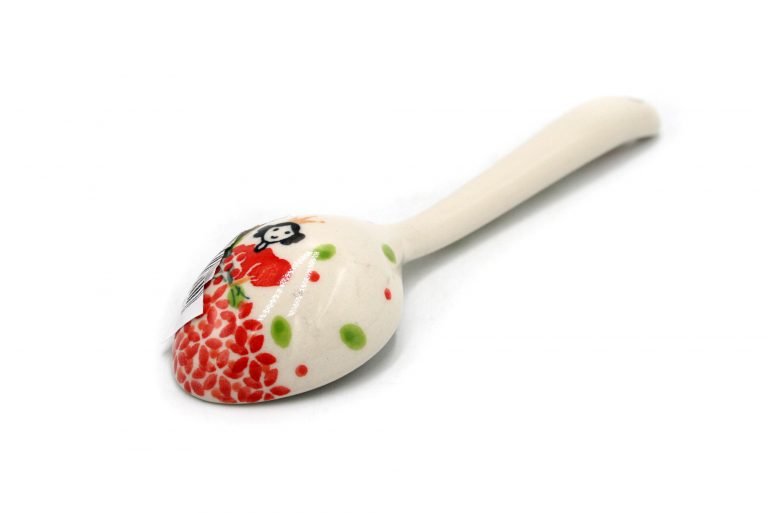 Princess and Meadow teaspoon, Ceramika Boleslawiec