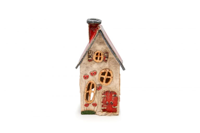 Domek ceramiczny na swieczke – Czerwony dach Arpeggio 6