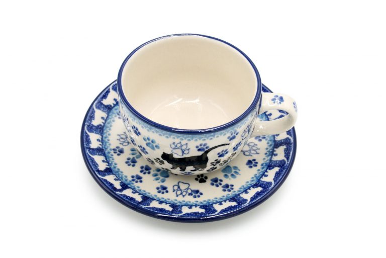 Cats cup, Boleslawiec Ceramics