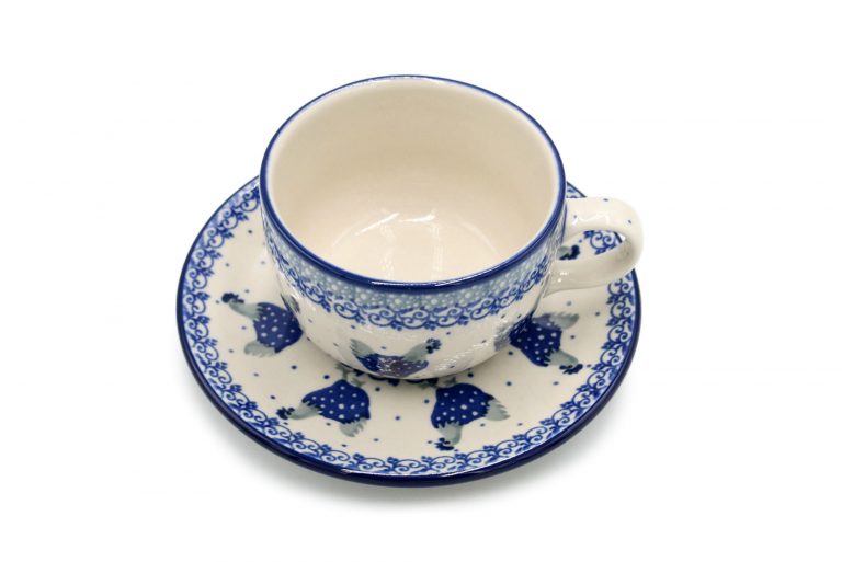 Hen cup, Boleslawiec Ceramics