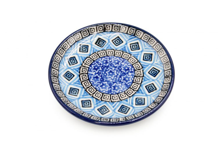 262 Podstawka wzor Arabski Ceramika Boleslawiec