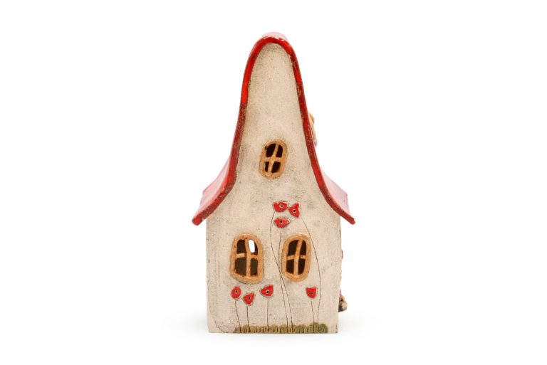 Arpeggio Duzy bajkowy domek na swieczke – Czerwony dach