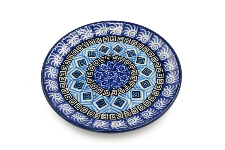 D21 Duza podstawka wzor Arabski Ceramika Boleslawiec