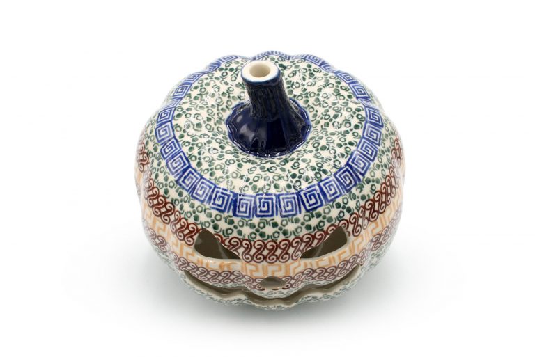 Large pumpkin, Andalusian pattern, Boleslawiec Ceramics