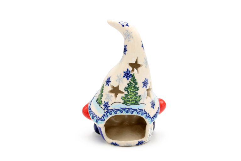 Little Santa Claus gnome, Boleslawiec Ceramics