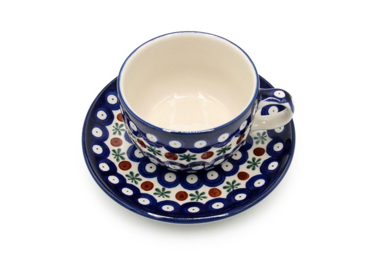 Cup Dot and Olive 2, Ceramika Boleslawiec