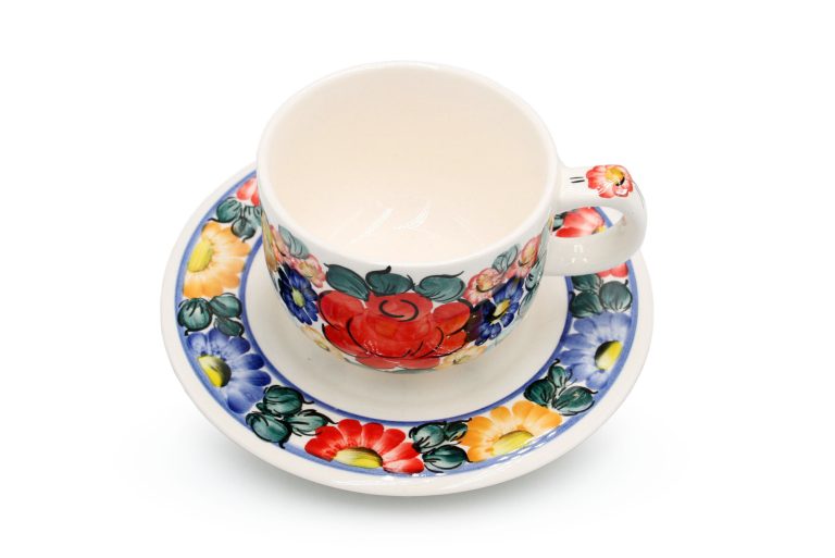 Cup, Color pattern, Fajans Wloclawek