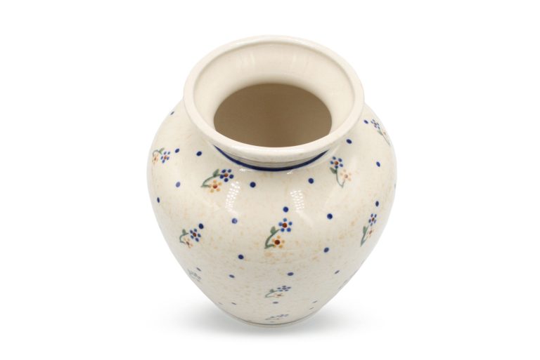 Vase, Bright pattern, Boleslawiec Ceramics
