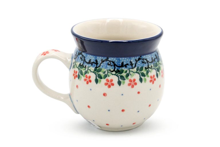 Barrel mug small Princess Carriage, Ceramika Boleslawiec