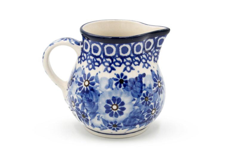 Blue Watercolor Creamer, Boleslawiec Ceramics