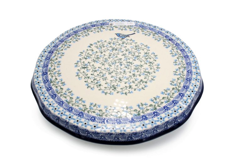 Platter, pattern with Bird, Boleslawiec Ceramics