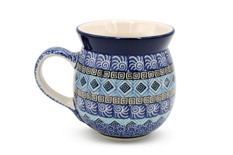 Very large barrel mug 500 ml, Arabian pattern, Ceramika Boleslawiec
