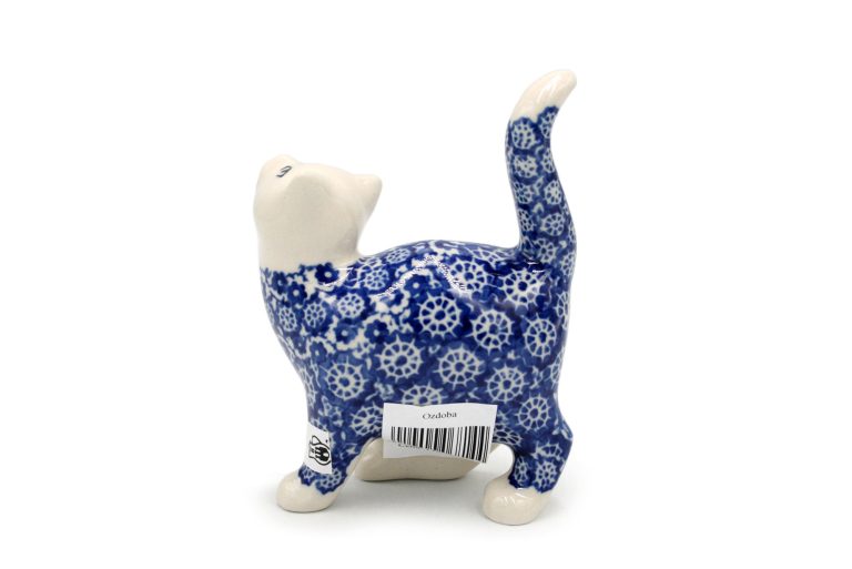 F04 Ceramiczna figurka kota wzor Kola Ceramika Boleslawiec 2