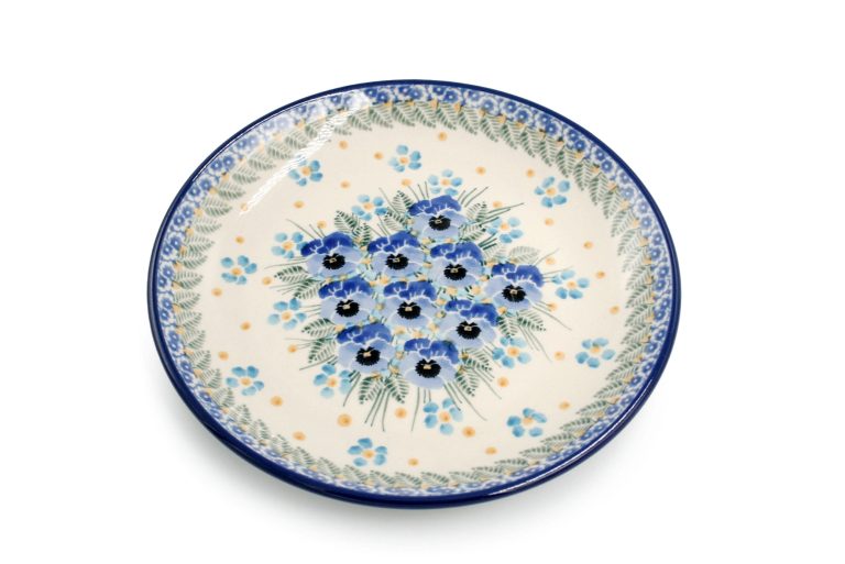 Plate, Blue pattern, Boleslawiec Ceramics