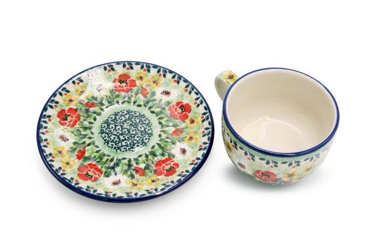 Spring Meadow cup, Boleslawiec Ceramics