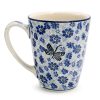 Large mug, Sapphire Dragonfly pattern – 650 ml, Ceramika Boleslawiec