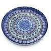 Platter with rim, Arabian pattern, Boleslawiec Ceramics