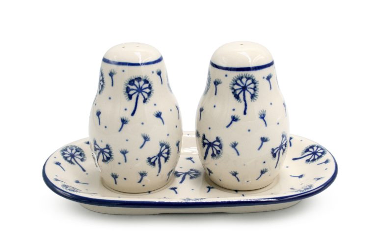 Dmuchawce spice set, Ceramics Boleslawiec