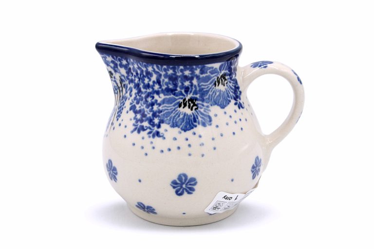 Tea/Coffee Set Elegant Flowers, Boleslawiec Ceramics