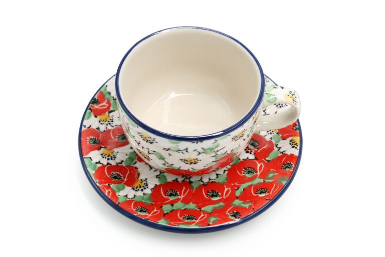 Polish Flowers cup, Ceramika Boleslawiec
