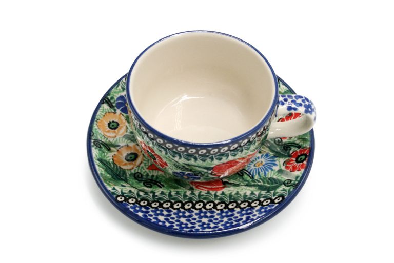Flower Garden cup, Ceramika Boleslawiec