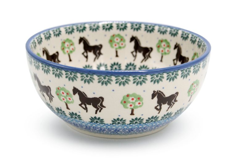 Bowl Horses, Ceramika Boleslawiec