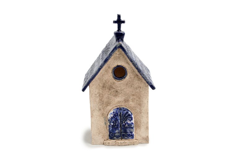 Ceramiczna kapliczka – Granatowy dach