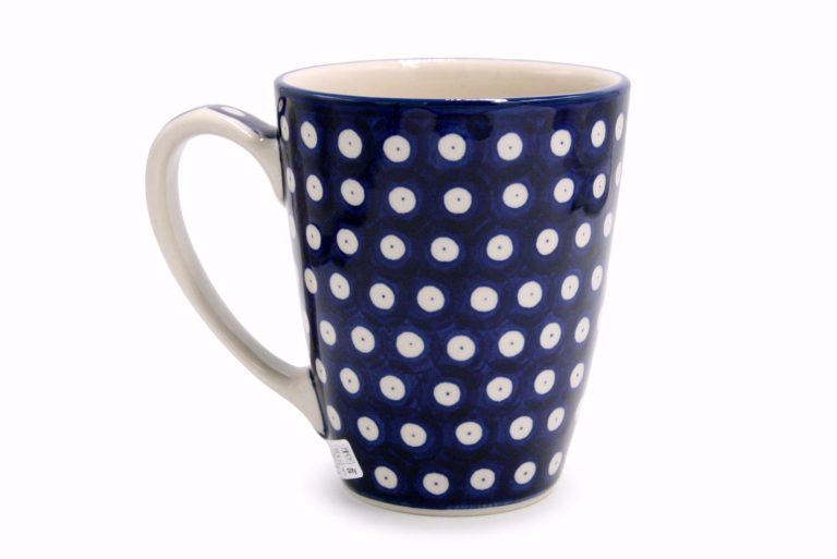 Large mug, Dots pattern – 650 ml, Ceramika Boleslawiec