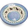 Horses soup plate, Ceramika Boleslawiec