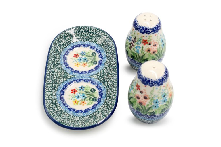 Spice set, Color pattern, Ceramics Boleslawiec