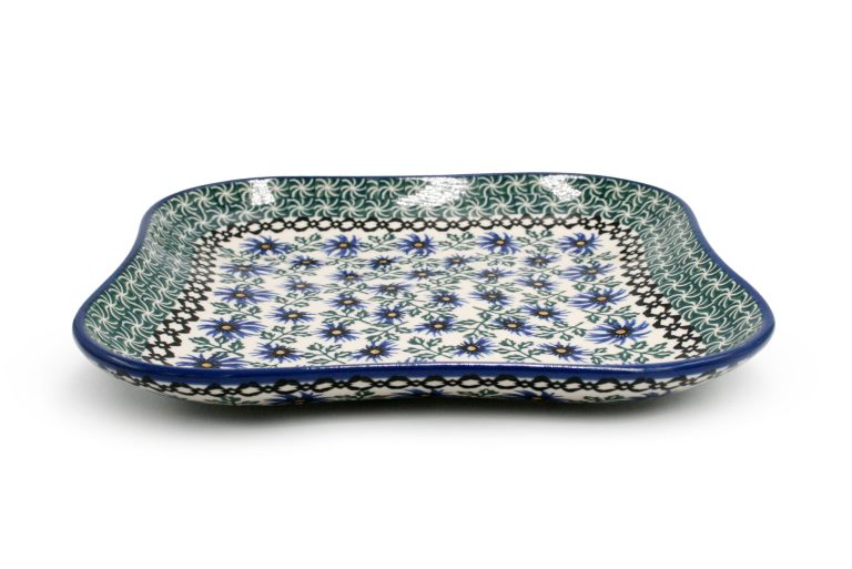 Elegant Edelweiss platter, Ceramika Boleslawiec