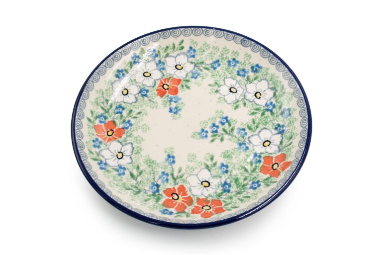 Floral Delicate breakfast plate, Ceramika Boleslawiec