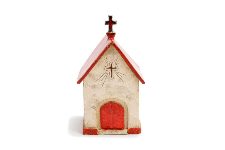 Ceramic shrine – Red roof 2