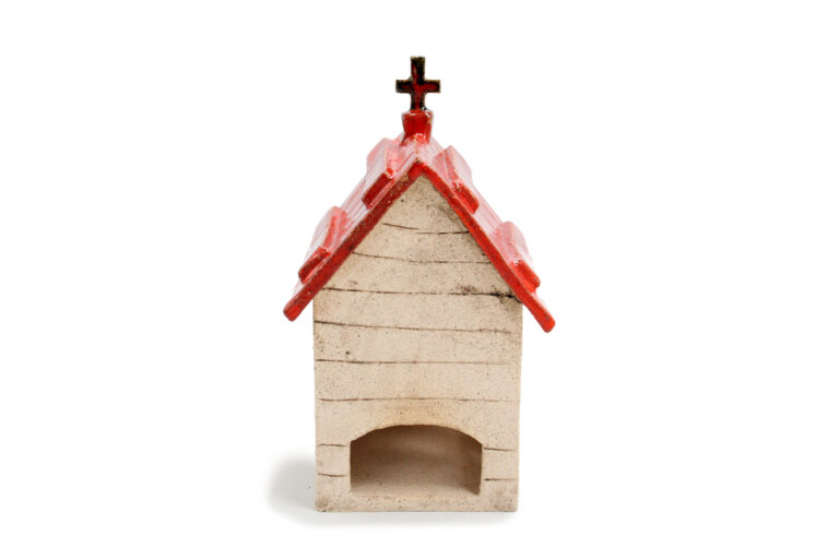 Ceramic shrine – Red roof 3