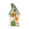 Ceramic candle house – Green roof