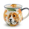 Unique Beagle mug, Boleslawiec Ceramics