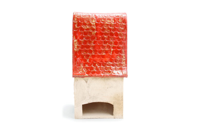 Groot sprookjesachtig kaarsenhuis – Rood dak