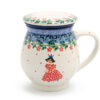Mug with lid and brewer Princess Ceramics Boleslawiec