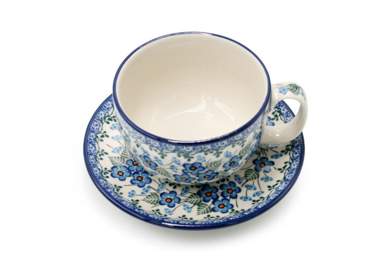 Lobelia large cup, Ceramika Boleslawiec