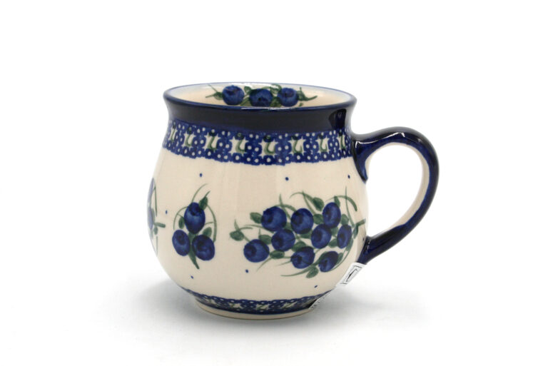 Kubek baryłka średni Jagodowy Bukiet, Ceramika Bolesławiec