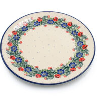 E63-Dinner-dish-Roze-and-Blue-Flowers-Ceramics-Boleslawiec.jpg