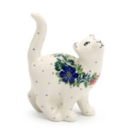 F04-Ceramic-figure-cat-pattern-Roze-and-blue-flowers-Ceramics-Boleslawiec.jpg