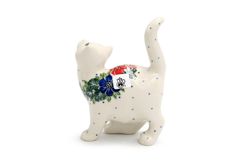 F04-Ceramic-figure-cat-pattern-Roze-and-Blue-Flowers-Ceramics-Boleslawiec-2.jpg